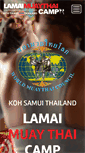 Mobile Screenshot of lamaimuaythaicamp.com